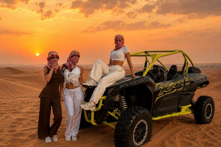Morning Red Dunes Buggy Safari, Camel Ride & Falcon - Photo 1 of 8